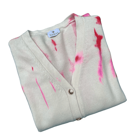 Weekender Cashmere Cardigan, Lipstick